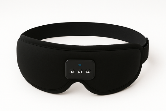 🌙 Zleepy – Wireless Sleep Mask with Built-In Bluetooth Headphones  🎧😴